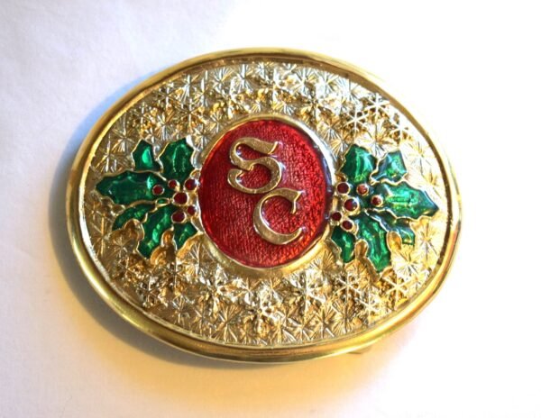 HRSC Exclusive Brass Snowflake Buckle For 4 Inch Belt