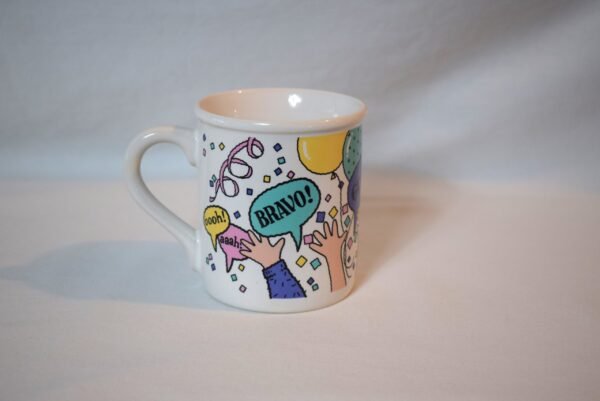 Vintage 1985 Hallmark Mug Mates Celebration Coffee Cup Mug
