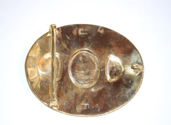 HRSC Exclusive Brass Snowflake Buckle For 4 Inch Belt - Image 2