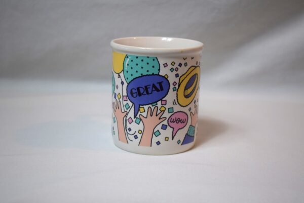 Vintage 1985 Hallmark Mug Mates Celebration Coffee Cup Mug - Image 2