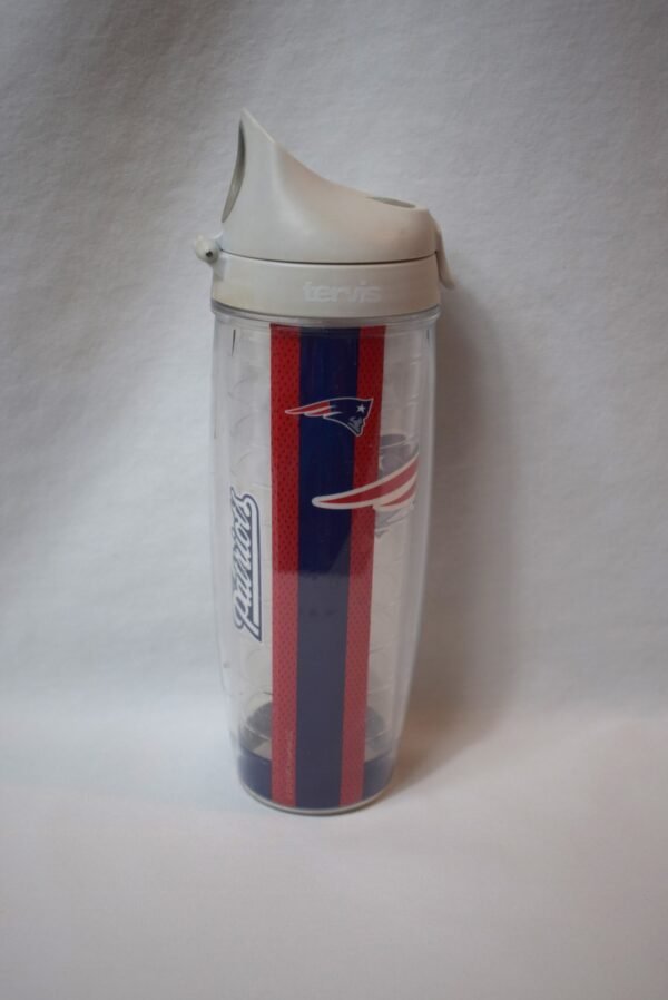 Tervis New England Patriots Logo Travel Tumbler with Locking Lid 24 oz - Image 2