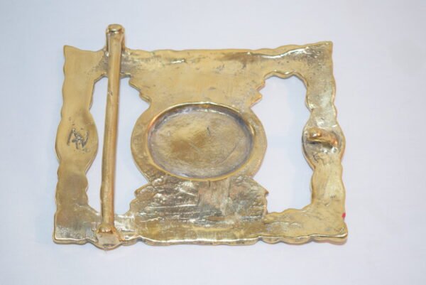 HRSC Exclusive Santa Billy's Brass Celtic Buckle For 4 Inch Belt - Image 2