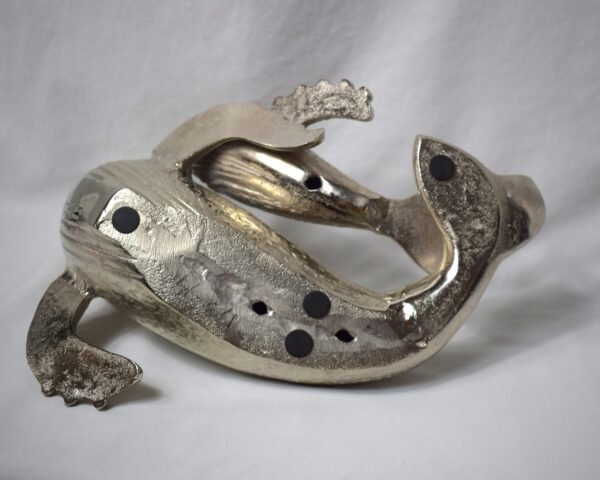Cast Aluminum Humpback Whale Mother and Child Figurine EUC - Image 5