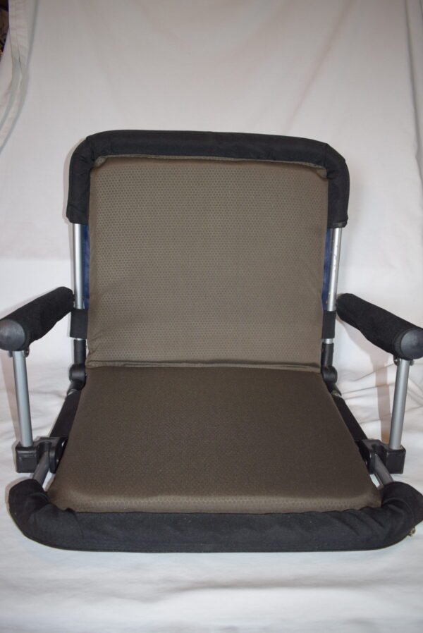 Northern Designs Blue Folding Padded Stadium Arm Chair Carry Strap 4 Pockets - Image 2