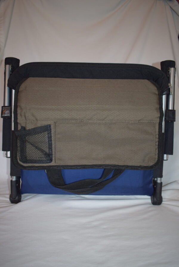 Northern Designs Blue Folding Padded Stadium Arm Chair Carry Strap 4 Pockets - Image 3