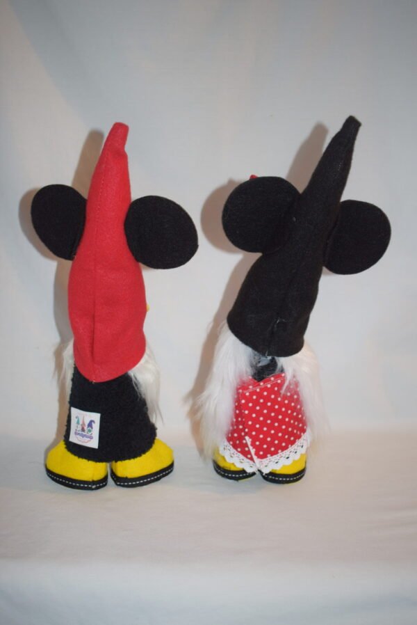 Our Daily Gnome Crafts Felt Minnie Mouse and Mickey Mouse Figures - Image 3