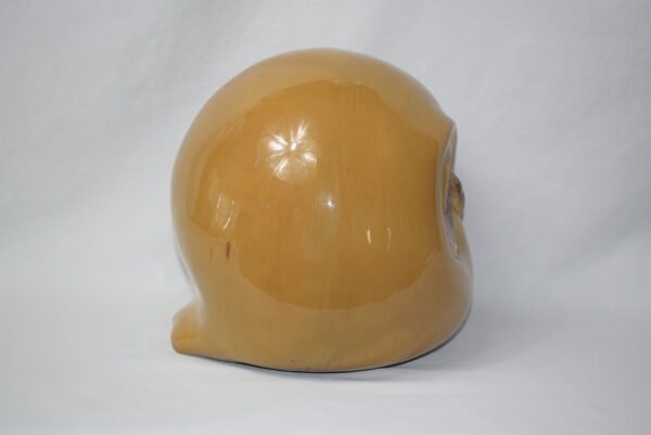 Large Porcelain Amber Orb Owl Figurine EUC - Image 4