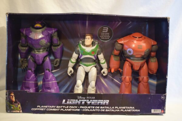 NIP Disney Lightyear Planetary Battle Pack 3 Figures Buzz Lightyear Zyclops Zurg