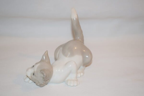 Vintage 1981 Lladro #5112 Attentive Cat Figurine No Box EUC - Image 2