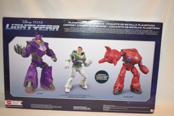 NIP Disney Lightyear Planetary Battle Pack 3 Figures Buzz Lightyear Zyclops Zurg - Image 2