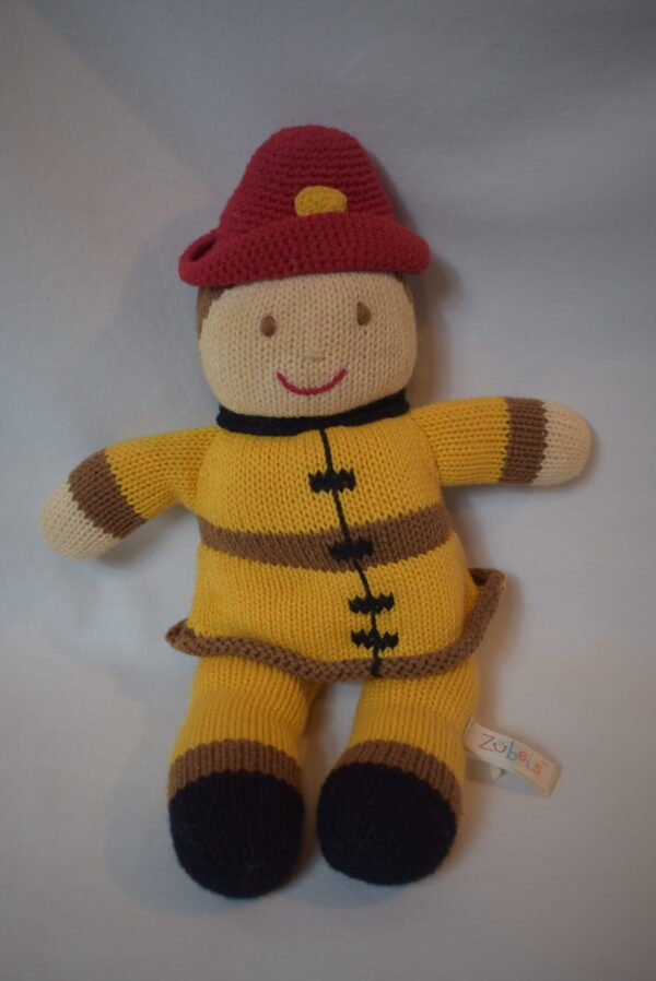 2011 Zubels 12 inch Fireman Knit Plush