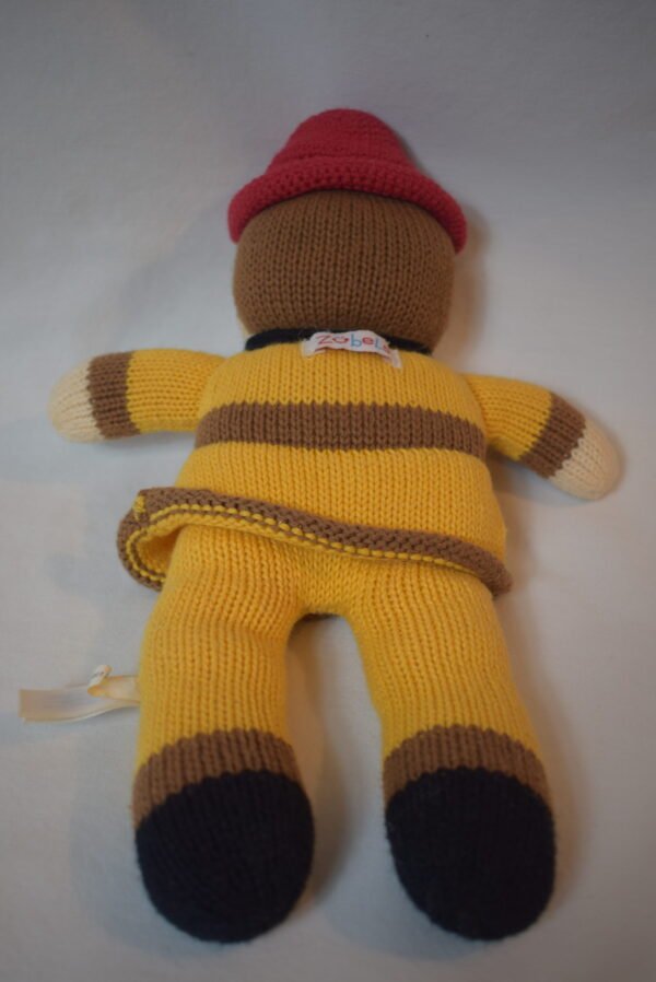 2011 Zubels 12 inch Fireman Knit Plush - Image 2