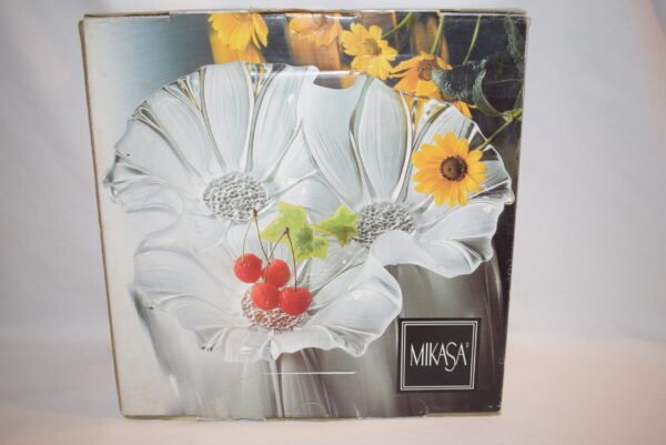 Mikasa Sunflower Frost Divided Relish Serving Dish New In Opened Box - Image 3