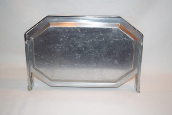 Vintage Chrome Folding 3 Tray 2 Tier Hor d'Oevres Serving Tray - Image 3