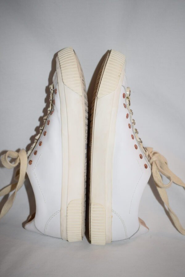 Diesel Leather Mustave LC W Lace Up Women Shoes Size 9 White - Image 7