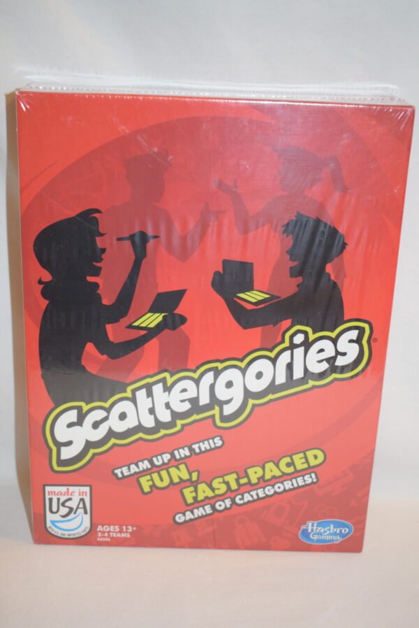 NIP 2013 Hasbro Scattergories Game Of Categories 2-4 Teams Family Fun Night
