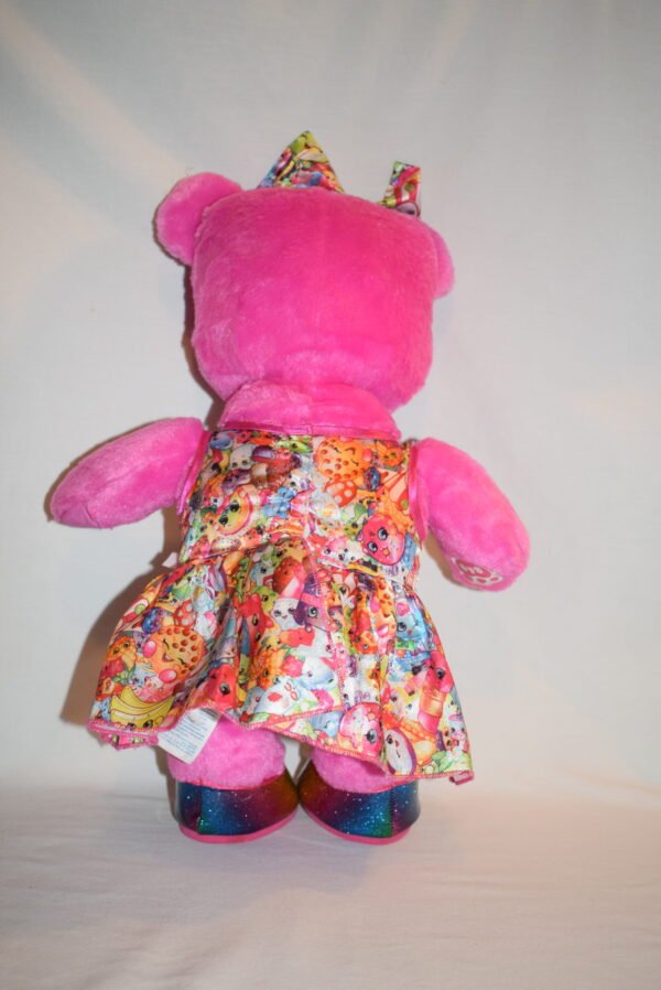 2017 Build A Bear Workshop D'LIsh Donut Shopkins Bear Plush Dress Headband Shoes - Image 2