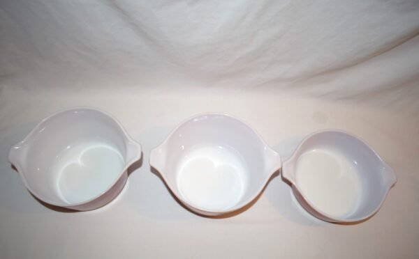 VTG Set of 3 PYREX Autumn Harvest Wheat Bowls 2# 473B 1# 471B No Lids - Image 6