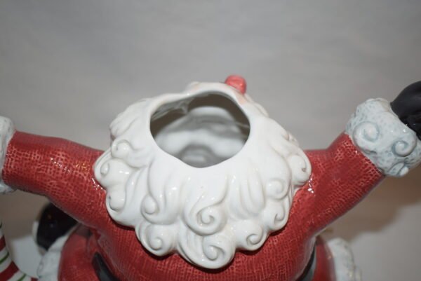 2019 Fitz & Floyd Yuletide Holiday Santa Claus Tea Pot Christmas In Original Box - Image 4