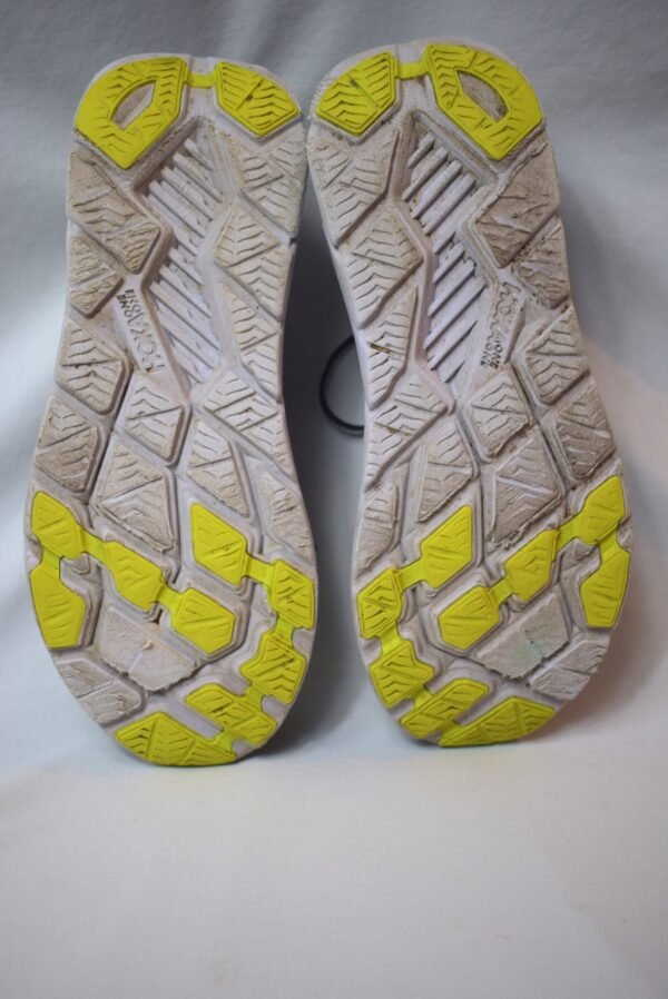 Mens Hoka One One Rincon 2 Athletic Shoes Size 11.5 Gray Yellow White - Image 2