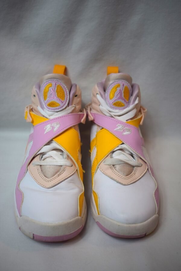 Air Jordan 8 Retro Light Artic Pink Orange Pearl Size 5Youth