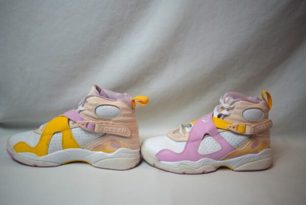 Air Jordan 8 Retro Light Artic Pink Orange Pearl Size 5Youth - Image 3