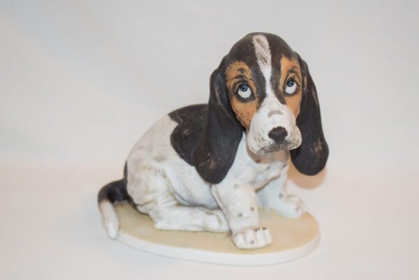 Vintage 1983 Homco Basset Hound Puppy Figurine