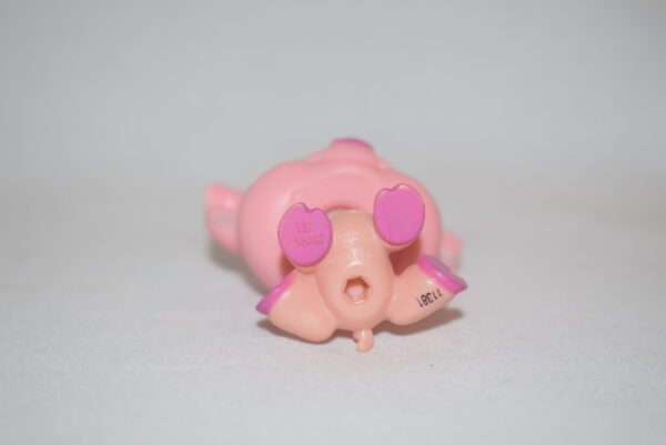 2008 Hasbro LPS Pink Piggy with Green Eyes Bobblehead - Image 3