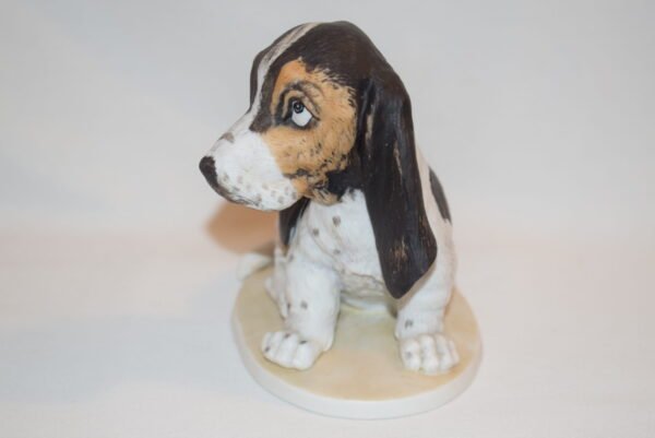 Vintage 1983 Homco Basset Hound Puppy Figurine - Image 2
