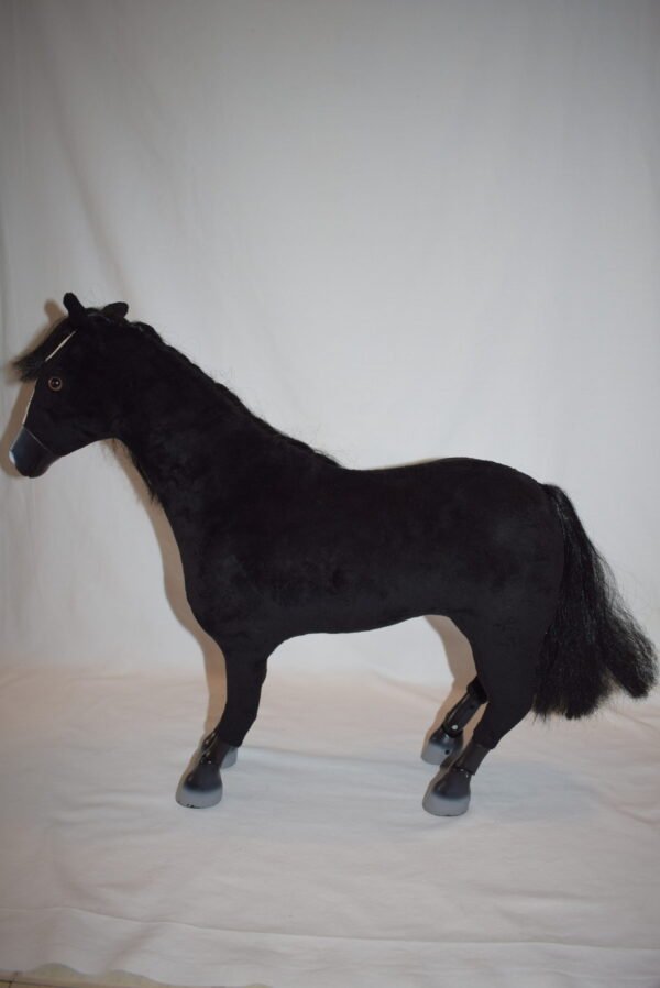 Big 19 inch Articulated Black Horse Toy Figure - Image 4