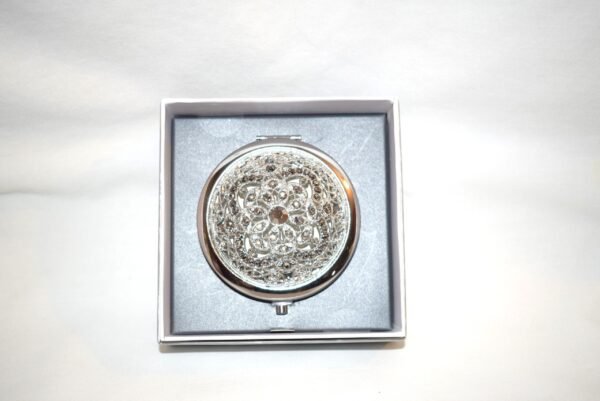 NIB Liz Claiborne Bejeweled Mirror Compact Regular and Magnify New