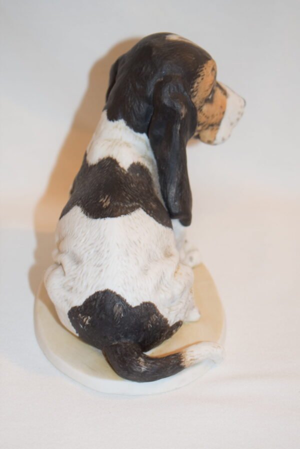 Vintage 1983 Homco Basset Hound Puppy Figurine - Image 4