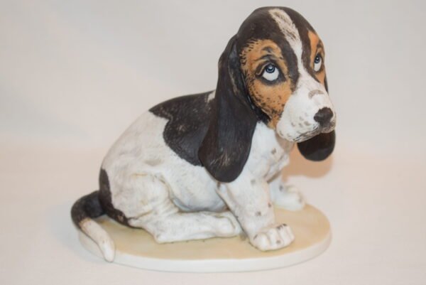 Vintage 1983 Homco Basset Hound Puppy Figurine - Image 5