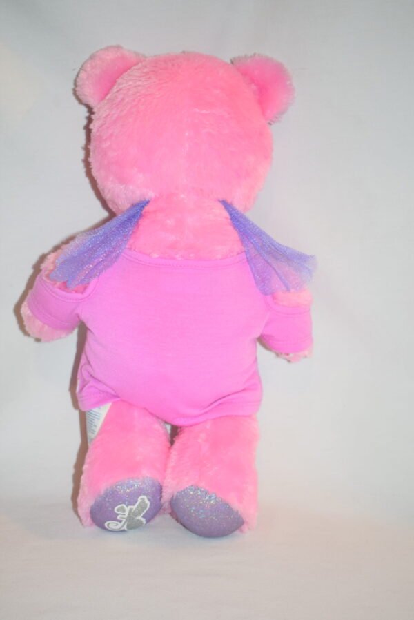 2018 Build A Bear 16 inch Singing Pink Fairy Bear with Unicorn Shirt Plush - Image 2