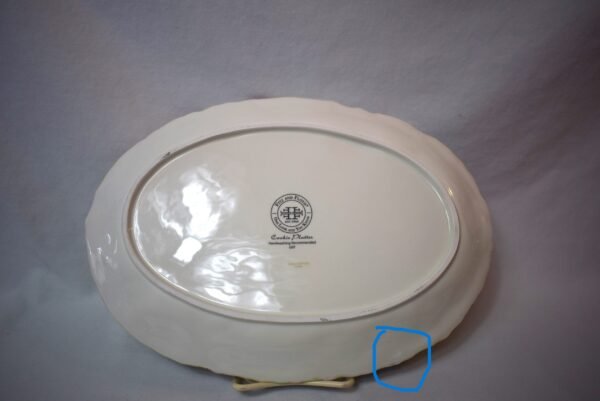 Fitz and Floyd Christmas Baked With Love Oval Cookie Platter READ - Image 3