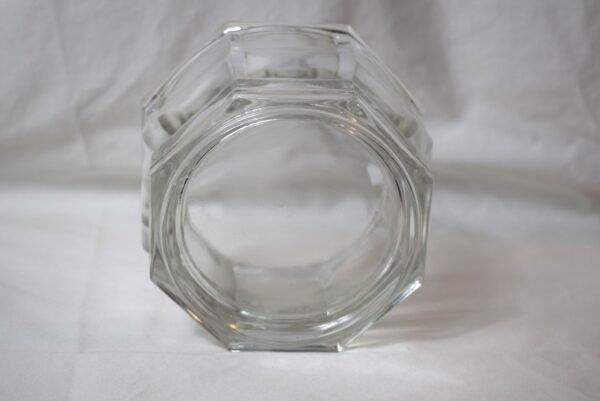 Vintage Indiana Glass Concord Clear Octagon Faceted Dish Bowl Candy Nuts No Lid - Image 2