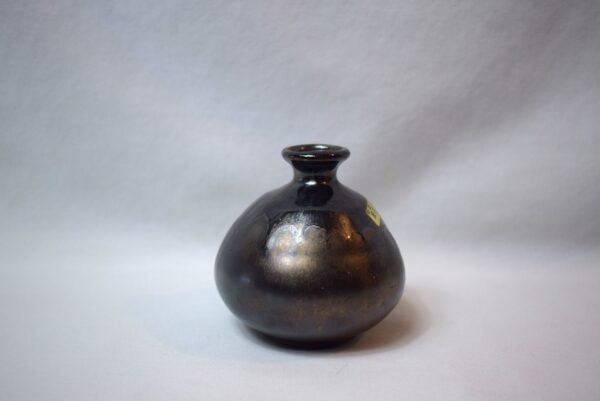 Folk Art Special Selection HongShan Kiln Vase Iridescent Black Drip - Image 3