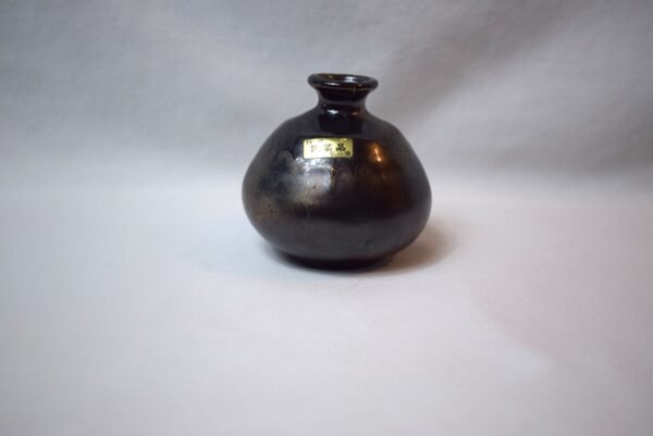 Folk Art Special Selection HongShan Kiln Vase Iridescent Black Drip - Image 4