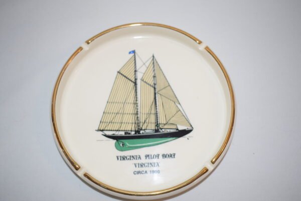 Vintage Virginia Pilot Boat Ashtray