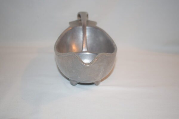 Vintage Wilton Pewter Footed Gravy Sauce Boat and Ladle Tavern USA - Image 2