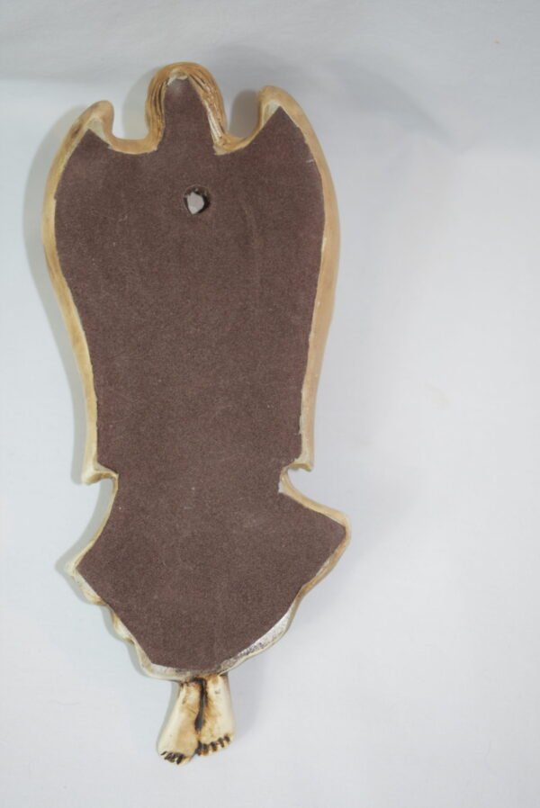 Vintage Harvest Angel with Basket Wall Pocket - Image 2