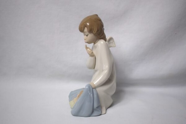 Lladro #4635 Vintage 1991 Guardian Angel With Baby Spain No Box EUC - Image 4