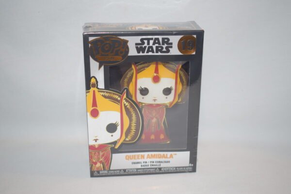 Factory Sealed NIB Funko Pop Star Wars Queen Amidala Enamel Pin #19