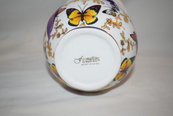 Formalities by Baum Bros Reticulated Butterfly Vase - Image 5