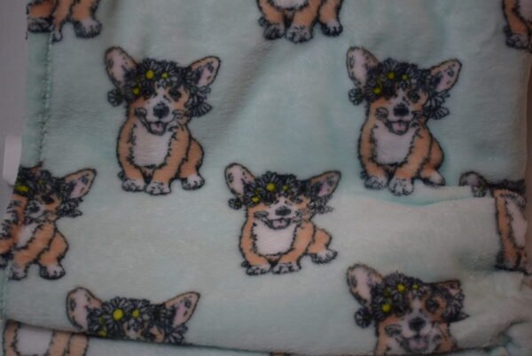 Oeko-Tex Corgi Dog Oversized Fleese Throw Blanket 50 x 70 - Image 2