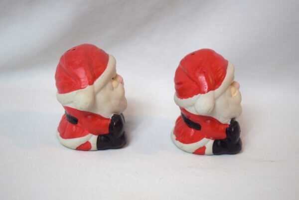 Vintage Seated Santa Claus Salt and Pepper Shakers Set - Image 2