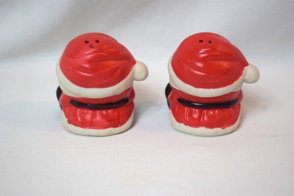 Vintage Seated Santa Claus Salt and Pepper Shakers Set - Image 3