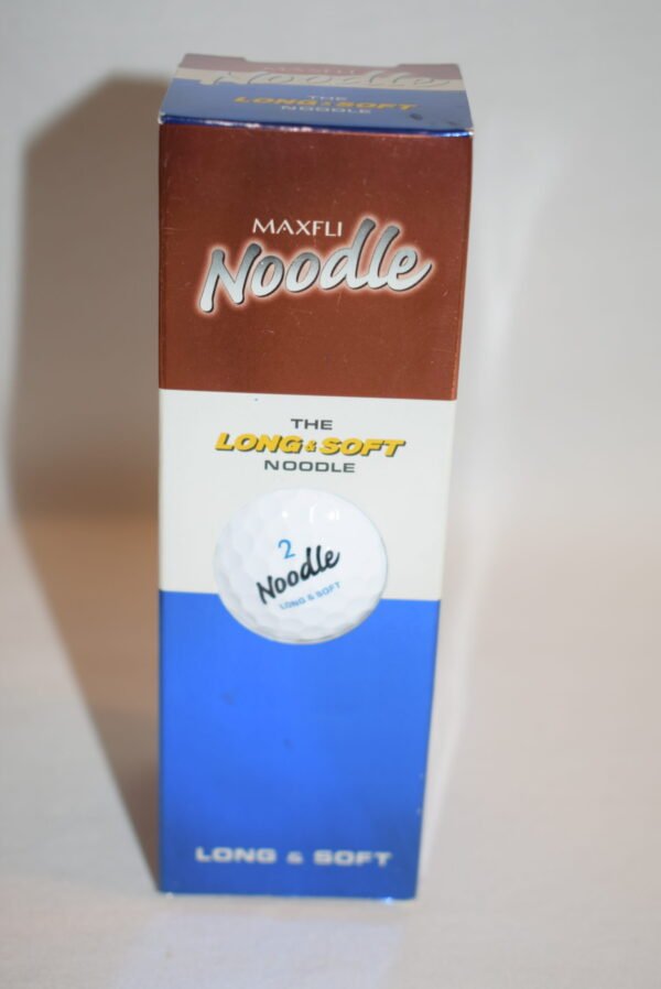 NIB Taylor Made MaxFli Noodle Golf Balls 1 box 3 balls