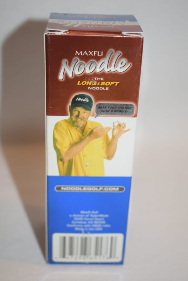 NIB Taylor Made MaxFli Noodle Golf Balls 1 box 3 balls - Image 3