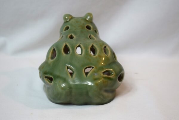 VTG Porcelain Frog Tealight Candleholder or Flower Frog Frog - Image 3